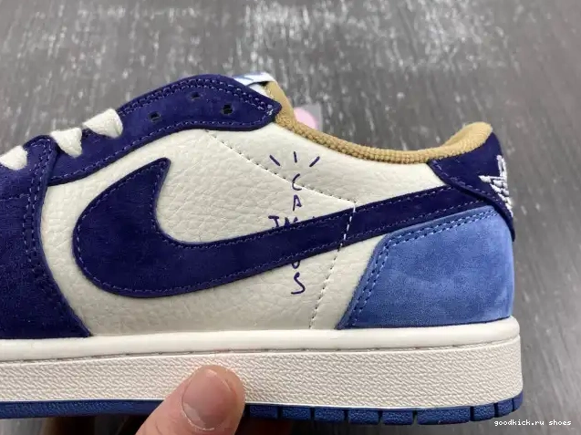 SCOTT TRAVIS AIR X JORDAN 1 CUSTOM DM7866-808 0506